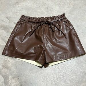 Woman‎ On A Mission Shorts /Adorable pleather shorts / Size L & XL